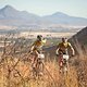 Ariane und Erik Kleinhans auf den staubigen Trails Südafrikas. Foto: Sam Clark/Cape Epic/SPORTZPICS
