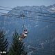 Lässige Sesselliftfahrt auf dem Weg zu den vielfältigen Strecken Whistlers