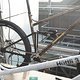 Dieser Eingelenker aus Stahl ist das vierte Bike von Jonas Hüttel und soll perfekt für seine Körpergröße von 2 Metern passen.