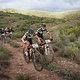 Schiebung - Aurelie Halbwachs (L) Yannick Lincoln (R)  - Foto von Sam Clark-Cape Epic-SPORTZPICS