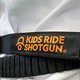 Das neue KidsRide Shotgun Quick Fit MTB Abschleppseil kann ganz bequem als Gürtel getragen werden.