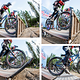 Start zum Viertelfinale: Derbier, Marosi, Prokop, Mallinson am Start