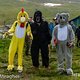 Tierisches Publikum - Hahn, Gorilla und Elefant waren auch in Fort William