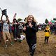 Die Fans feierten die neue Deutsche Meisterin Sandra Rübesam