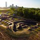 Ein moderner Asphaltpumptrack