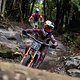 Jackson Goldstone and Laurie Greenland perform during  practice at Red Bull Hardline  in Maydena Bike Park,  Australia on February 21,  2024 // Graeme Murray / Red Bull Content Pool // SI202402210599 // Usage for editorial use only //