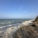 Zum Beine auflockern an den Strand