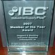 ibc award 2007d