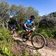 Craig Uria and Andrew Duvenage during stage 3 of the 2021 Absa Cape Epic Mountain Bike stage race from Saronsberg to Saronsberg, Tulbagh, South Africa on the 20th October 2021

Photo by Sam Clark/Cape Epic

PLEASE ENSURE THE APPROPRIATE CREDIT IS GIV