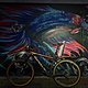 Mountainbike-Fahrt am Morgen