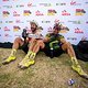 Manuel Fumic and Henrique Avancini still have time for a laugh during stage 6 of the 2018 Absa Cape Epic Mountain Bike stage race held from Huguenot High in Wellington, South Africa on the 24th March 2018

Photo by Nick Muzik/Cape Epic/SPORTZPICS
