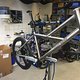Cannondale Hooligan 2020, Titanium frame, Test fitting the rear Carbon Wheel!