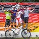 Podium Master Men, v.l.n.r.: Marcel Ziegler, Platz 4; Michael Huber, Platz 2; Alexander Musal. Platz 1; Nils Pawlik, Platz 3; Philipp Seehausen, Platz 5