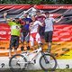 Podium Master Men, v.l.n.r.: Marcel Ziegler, Platz 4; Michael Huber, Platz 2; Alexander Musal. Platz 1; Nils Pawlik, Platz 3; Philipp Seehausen, Platz 5