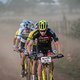 Andri Frischknecht of SCOTT SRAM DVS leads from the gun during stage 5 of the 2019 Absa Cape Epic Mountain Bike stage race held from Oak Valley Estate in Elgin to the University of Stellenbosch Sports Fields in Stellenbosch, South Africa on the 22nd 