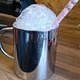 Milch mit Erdbeer Trinkstäbchen ;)