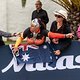 Spectator with Australian Flag at the Houw Hoek Hotel during stage 3 of the 2019 Absa Cape Epic Mountain Bike stage race held from Oak Valley Estate in Elgin, South Africa on the 20th March 2019.

Photo by Xavier Briel/Cape Epic

PLEASE ENSURE TH