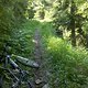 Trail uphill in Nauders