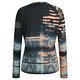 TLS01XX MUL H1-22 WOMEN`S TRAIL LONG SLEEVE TECHNICAL T-SHIRT PRINT SURF SPRAY ASPHALT 4