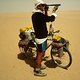 1989 Mikael Strandberg in the Sahara desert @ an 800 km long stretch between the oasis of Tamanrasset and Arlit