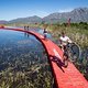 Riders cross the Thirsti floating bridge during stage 3 of the 2021 Absa Cape Epic Mountain Bike stage race from Saronsberg to Saronsberg, Tulbagh, South Africa on the 20th October 2021

Photo by Kelvin Trautman/Cape Epic

PLEASE ENSURE THE APPROPRIA