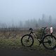 Mountainbike-Fahrt am Morgen