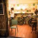 Bikes im Café