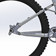 Knolly 12x157mm Crank and Chainring Clearance - DriveSide View