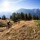 Riders during Stage 1 of the 2018 Perskindol Swiss Epic held in Bettmeralp, Valais, Switzerland on 11 September 2018. Photo by Nick Muzik. PLEASE ENSURE THE APPROPRIATE CREDIT IS GIVEN TO THE PHOTOGRAPHER