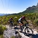 Charl Coetsee and Ockert Struwig of team Enduroplanet Racing during stage 5 of the 2022 Absa Cape Epic Mountain Bike stage race from Elandskloof in Greyton to Stellenbosch, South Africa on the 25th March 2022.