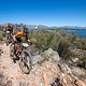 Sina Frei and Laura Stigger during stage 1 of the 2021 Absa Cape Epic Mountain Bike stage race from Eselfontein in Ceres to Eselfontein in Ceres, South Africa on the 18th October 2021

Photo by Sam Clark/Cape Epic

PLEASE ENSURE THE APPROPRIATE CREDI