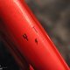 Lava Red nennt sich die Farbe unseres Testbikes