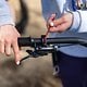 Der Bremshebel besitzt einen neuen Drehpunkt für eine natürlichere Fingerbewegung.
