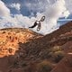 Szymon Godziek practices at Red Bull Rampage in Virgin, Utah, USA on October 07, 2024. // Paris Gore / Red Bull Content Pool // SI202410080109 // Usage for editorial use only //