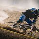 Sam Hill carrying insane speed for what was such a deep powdery corner