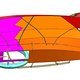 Mosquito Velomobile, Mosquito #8. Bamboo Fairing... Lower side view!