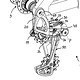 Zum Vergleich eine Zeichnung aus dem etwas älteren SRAM-Patent zum Direct-Mount-Schaltwerk