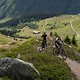 Dann gilt es noch einen kurzen Singletrail Uphill zu meistern