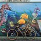 Mountainbike-Fahrt am Morgen