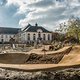 Die Grundschule im luxemburgischen Belval - hier ist der erste Pumptrack auf einem Schulhof gebaut worden.