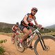 Annika Langvad and Kate Courtney of team Investec Songo Specialized during stage 6 of the 2018 Absa Cape Epic Mountain Bike stage race held from Huguenot High in Wellington, South Africa on the 24th March 2018

Photo by Andrew McFadden/Cape Epic/SP
