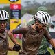 Katerina Nash and Sofia Gomez Villafane	during stage 6 of the 2023 Absa Cape Epic Mountain Bike stage race held at Lourensford Wine Estate in Somerset West South Africa on the 25th March 2023 Photo by Dom Barnardt / Cape Epic