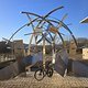 Mountainbike-Fahrt am Morgen