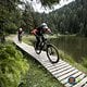 Wie immer locken die Trails am Reschen auch mit schöner Landschaft