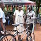 Bicycle handover to girl student