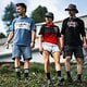 Den Hinweis, zum Track Walk bitte ein Polo mit Kragen zu tragen, hat David Trummer wohl gekonnt ignoriert