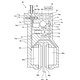 In der Bremszange einer Scheibenbremsanlage wirkt ein Stellmotor oder Servo (71a) auf einen hydraulischen Kolben (71e), Bremsflüssigkeit wird verdrängt, Bremskolben betätigt.