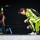 Marine Cabirou musste ins zweite Qualifying und ist deshalb ziemlich früh auf die Strecke gegangen.