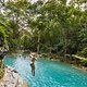 Irie Blue Hole - Wasserfall mit Spassfaktor ausserhalb der Touristenrouten