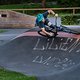 Ein paar abendliche Runden auf dem Asphalt-Pumptrack ...